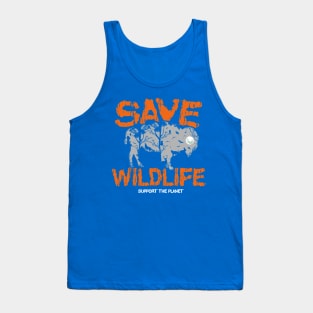 save wildlife support planet 3 Tank Top